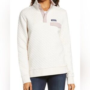 Patagonia Tan Snap-T Quilted Pullover